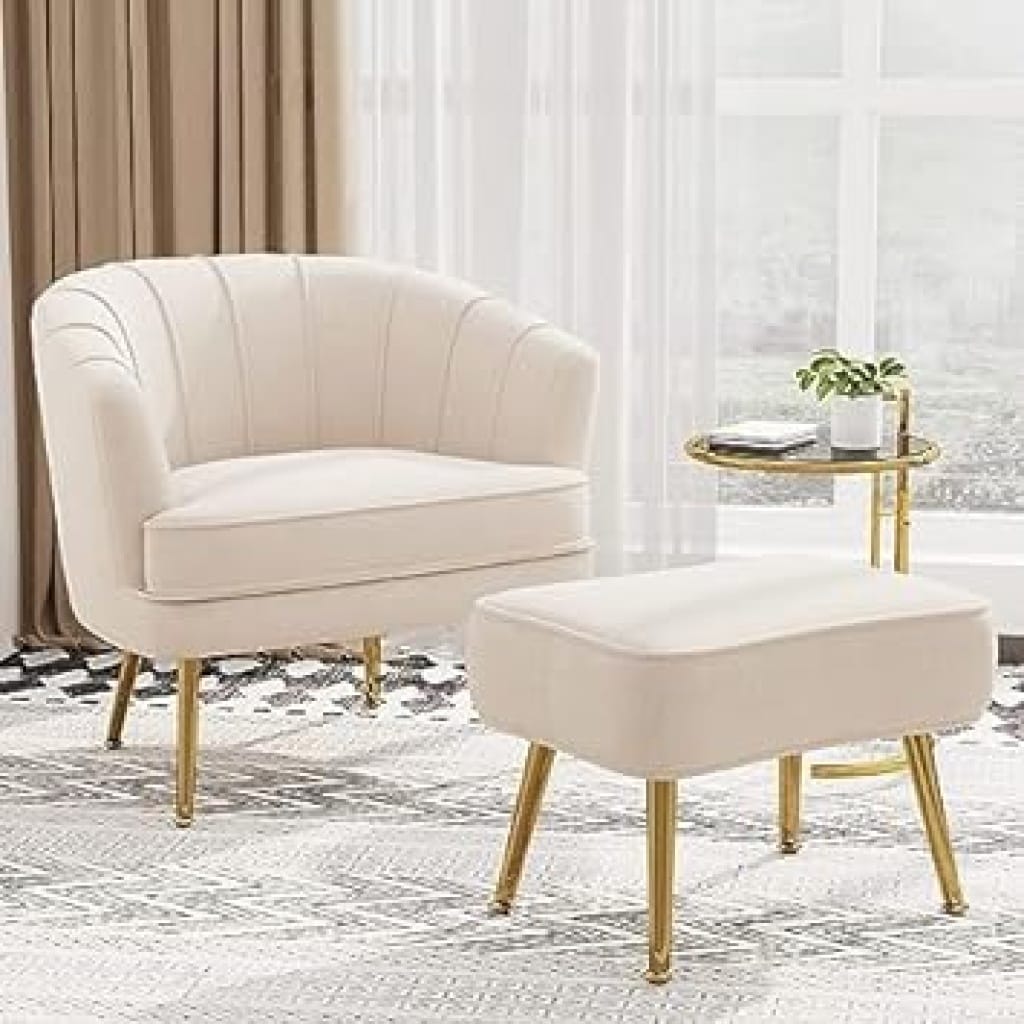 Exclusive Velvet Accent Chairs For Living Room Bedroom Office Upholstered 5.jpg