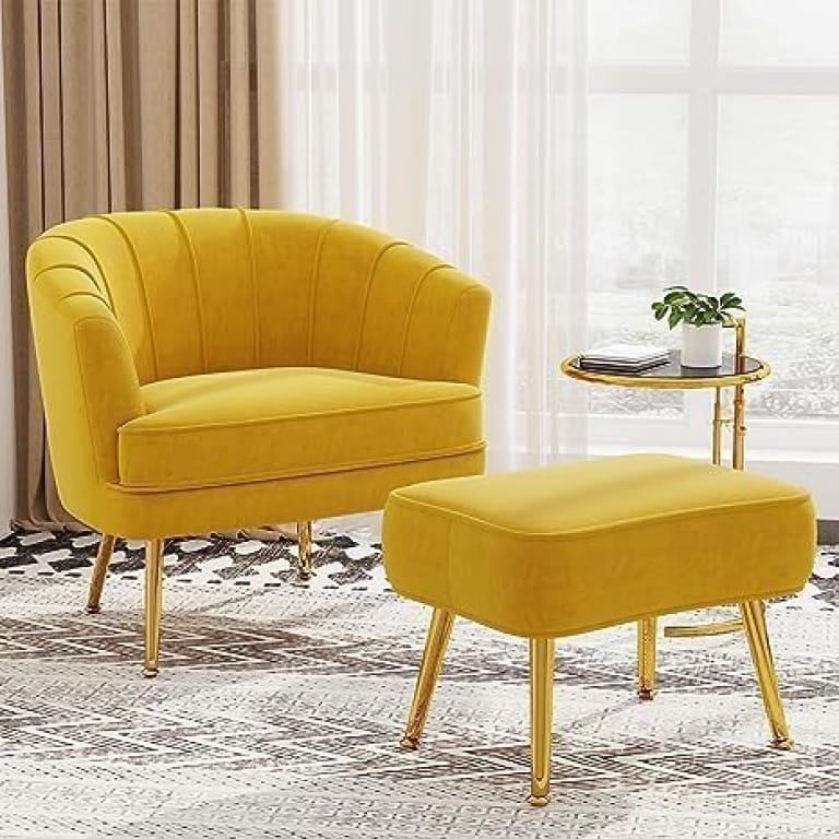 Exclusive Velvet Accent Chairs For Living Room Bedroom Office Upholstered 9.jpg