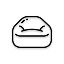 Beanbag wioth shade